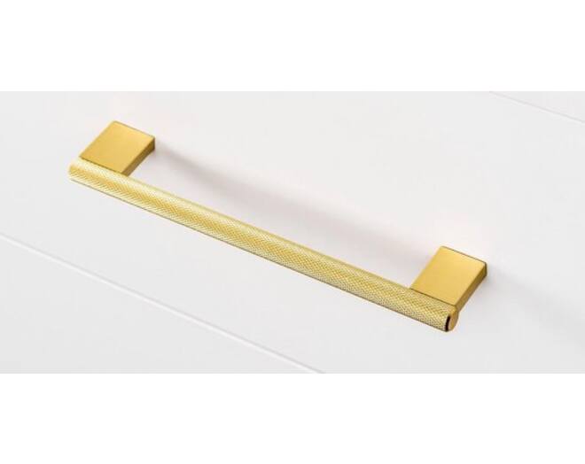 Greep ribbel 10x589/1178x1200mm, messing