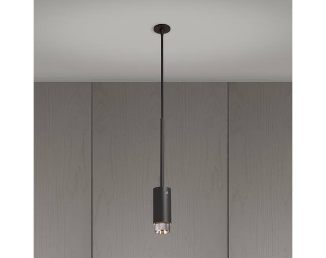 Exhaust Pendant/Cross/Graphite/Steel