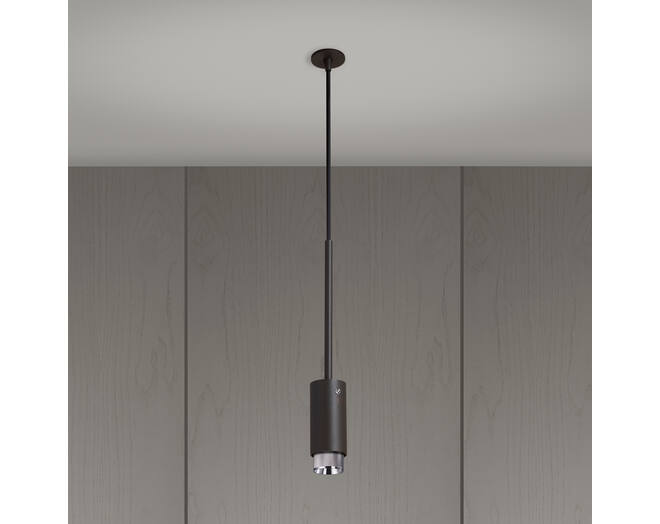 Exhaust Pendant/Cross/Graphite/Steel