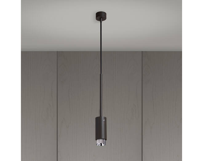Exhaust Pendant/Cross/Graphite/Steel