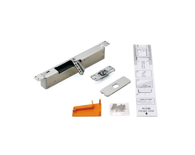 Deurdemper links voor deuren 40-100 kilo, breedte max 900mm