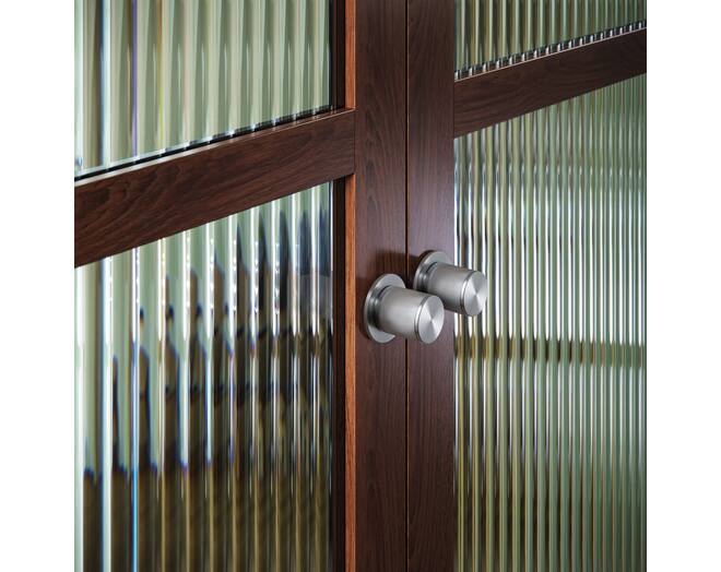 Door Knob Set/Linear/Steel