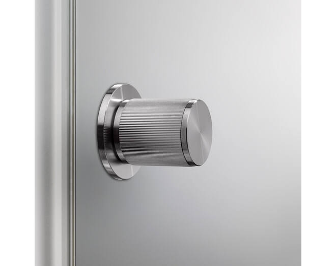 Door Knob Set/Linear/Steel