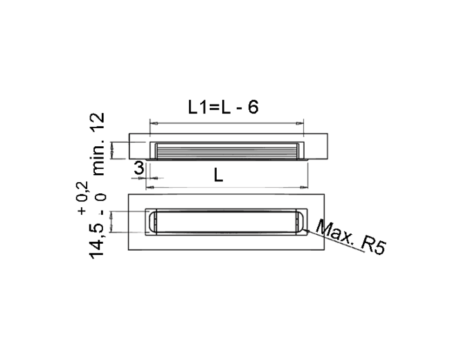 Diva TLD aluminium 24V Lengte: