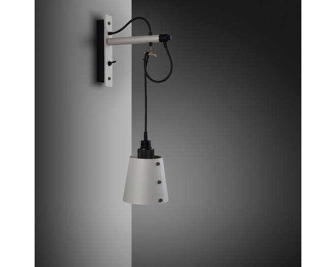 Hooked Wall Small Stone/Smoked Bronze