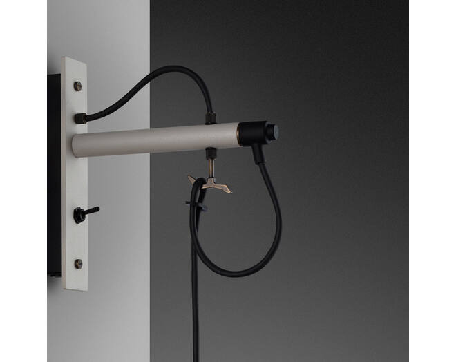 Hooked Wall Small Stone/Smoked Bronze