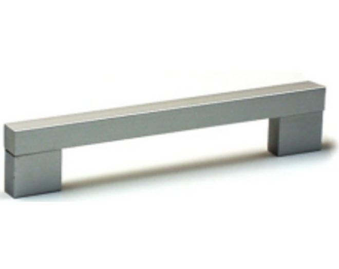 Greep 12x210mm aluminium mat, hartmaat 192mm