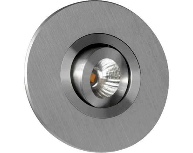 Losse spot Monza COB inbouw rond ALU kantelbaar 2700K