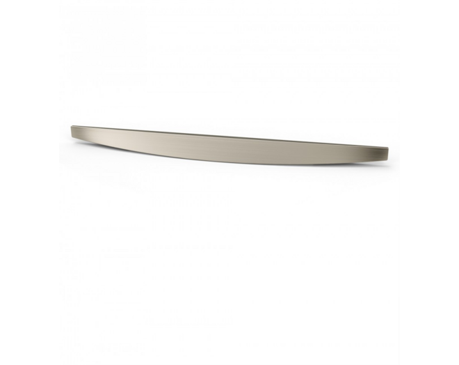 Greep ARCH geborsteld nikkel 240x20mm, hartmaat 128mm