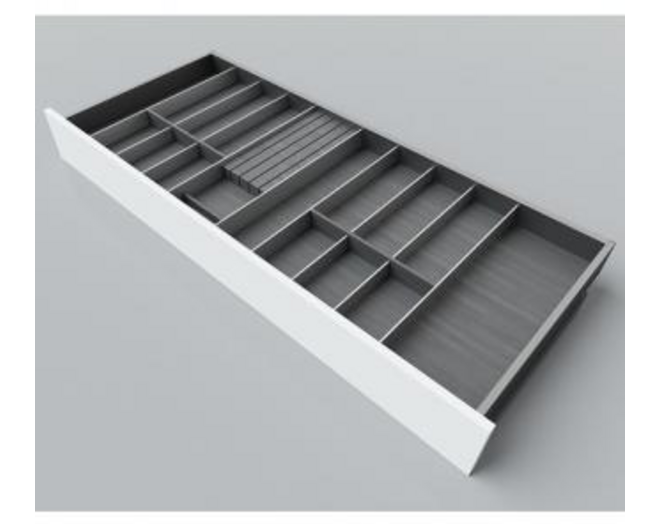 Bestekindeling houtdecorvoor LEGRABOXC1000-1200, D 50cm,