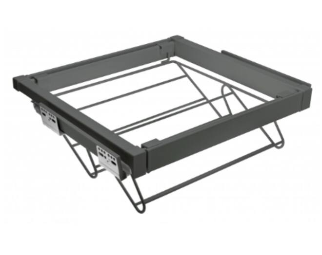 Schoenenrek, uittrekbaar,  800 mmSOFT-CLOSE, antraciet