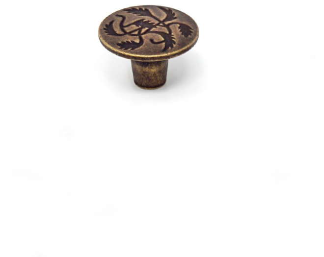 Knop PROVENCE antiek messing 36mm