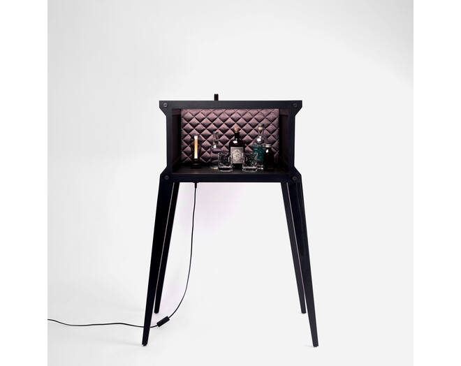 The Popstar Bar/Black Oak/Black Marble/Grey Berry Silk