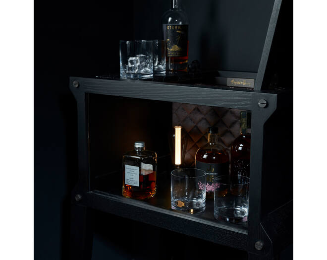 The Popstar Bar/Black Oak/Black Marble/Grey Berry Silk