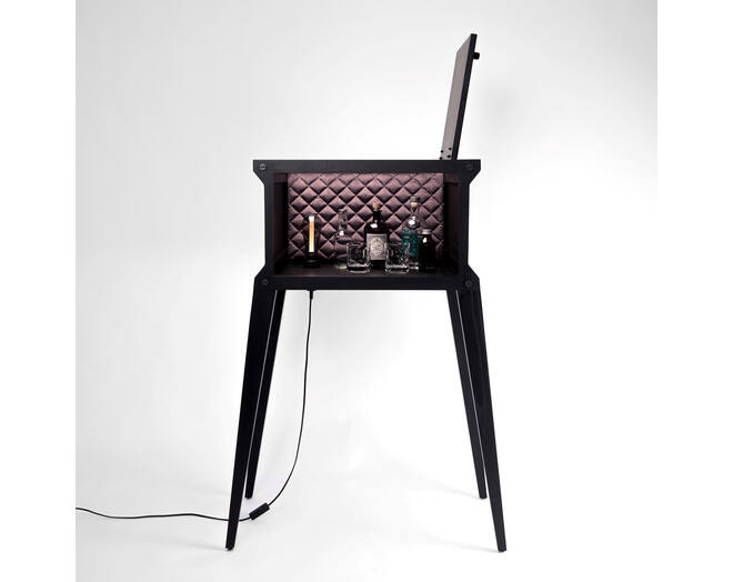 The Popstar Bar/Black Oak/Black Marble/Grey Berry Silk