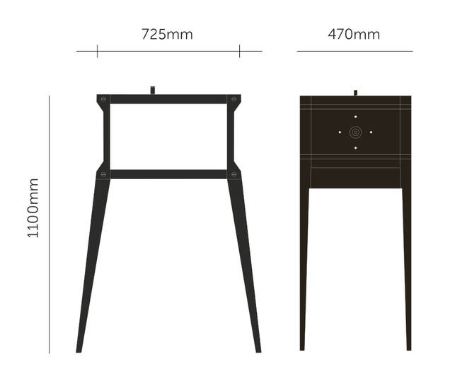 The Popstar Bar/Black Oak/Black Marble/Grey Berry Silk
