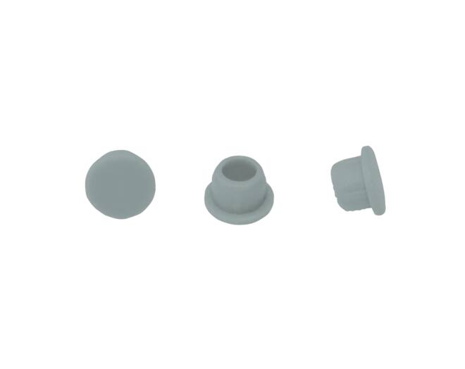 Afdekkappen Clamex, ral 7040, per 100, medium