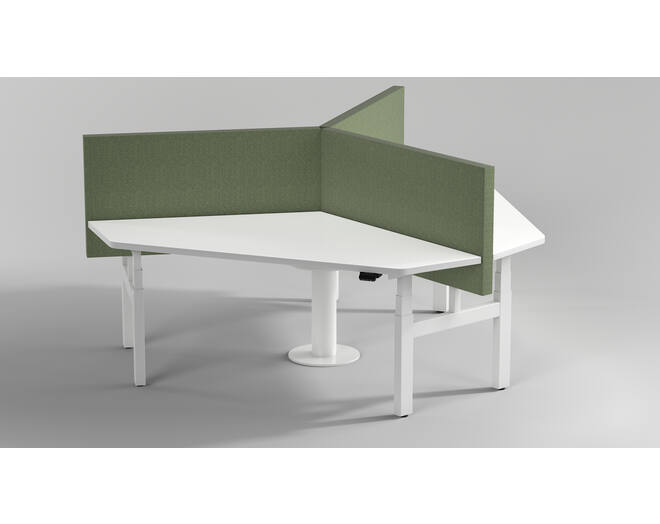De Milano Triple. Kleur: Wit RAL9016.