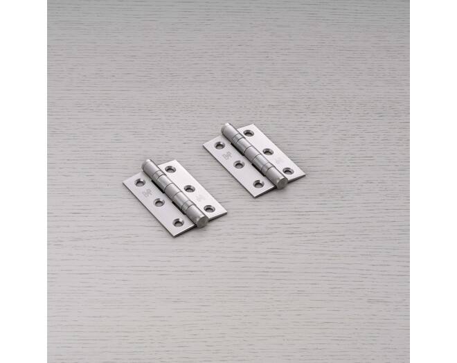 Hinge/76 X 51 X 2 Mm (3 X 2 Inch)/Set Of 2/Steel