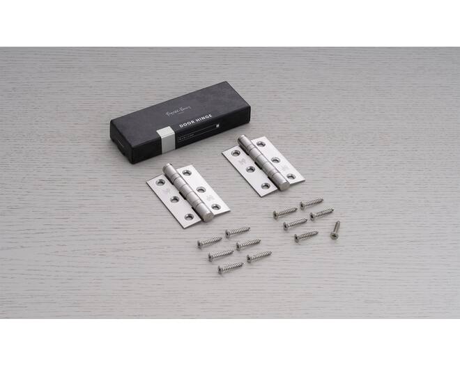 Hinge/76 X 51 X 2 Mm (3 X 2 Inch)/Set Of 2/Steel