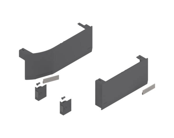 Set afdekkappen AVENTOS HK top, donker grijs