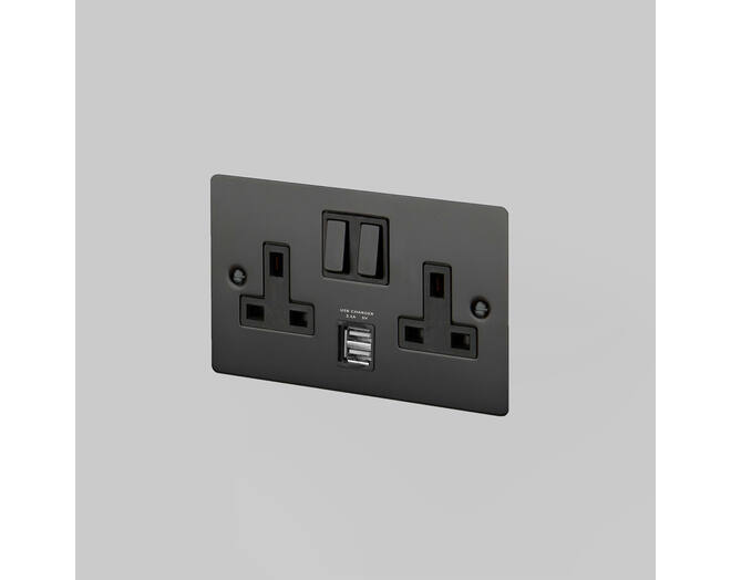 2G Socket + USB 3.1A/Black