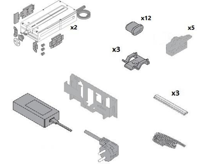 Servo-drive Flex set 2 koelkast of combi groter dan 1700mm