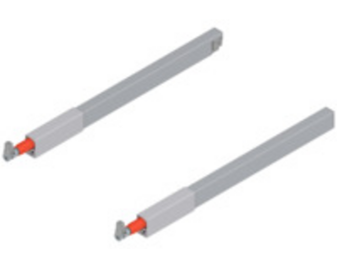 Antaro relingset, grijs, voor ladediepte 350mm