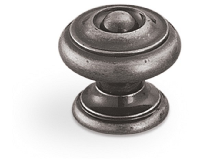 Knop METAL 865 oud tin 30mm