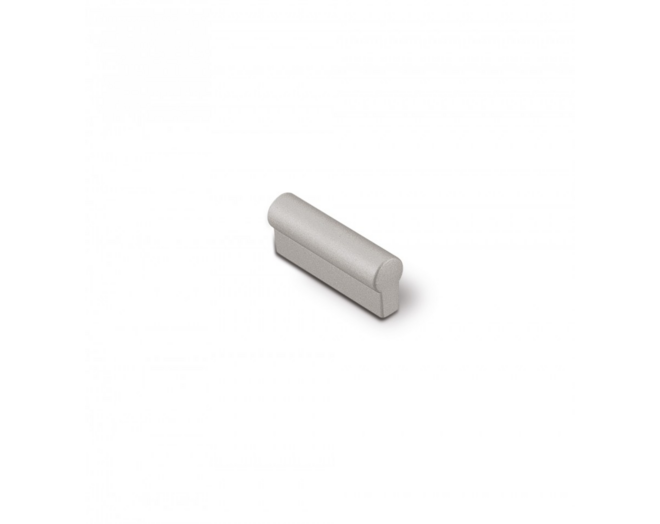 Greep METAL 729 mat aluminium 48x12mm, hartmaat 32mm