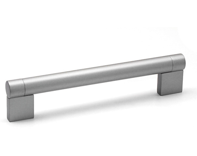 Greep 16x217mm, aluminium mat, hartmaat 192mm