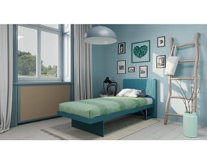 Speedy WALLETTO enkel opklapbed wandmontage, matras 90x200cm