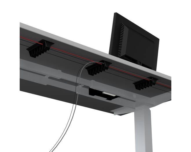 Kabelklem zwart 110x65x42mm voor 4 kabels
