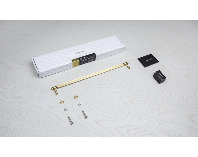 Pull Bar/Linear/Large 350Mm/Brass
