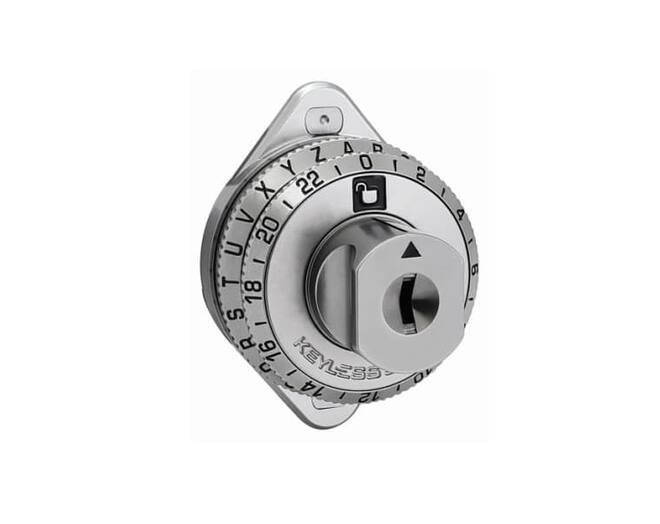 Codeslot KEYLESS360 mat nikkel, alphanumerieke code