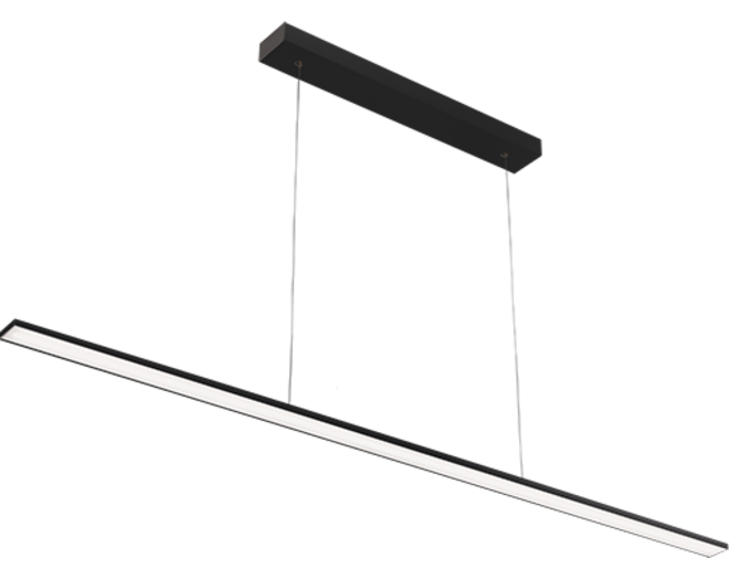Pendy D-Motion mat zwart 1200mm, instelbare kleur 2700K-4000