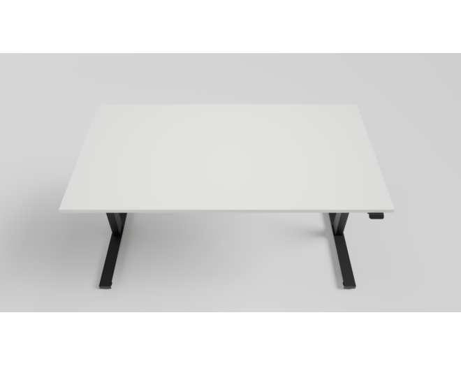 Bureaublad 2000x800x25mm Wit, inclusief 2 inserts