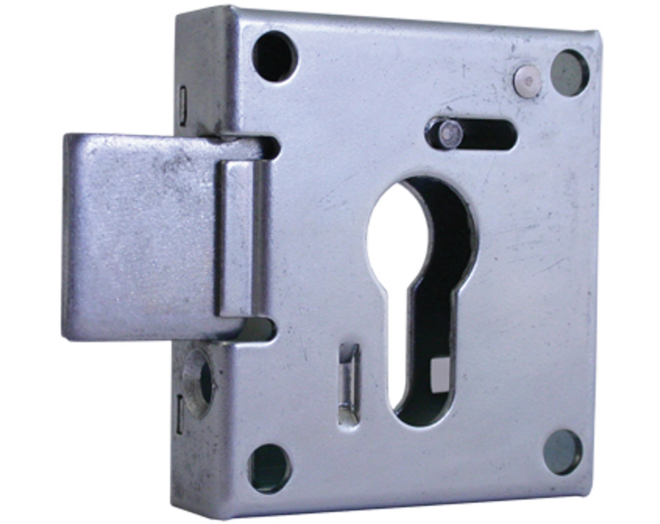Oplegslot voor PZ cilinder DIN links, penmaat 30mm