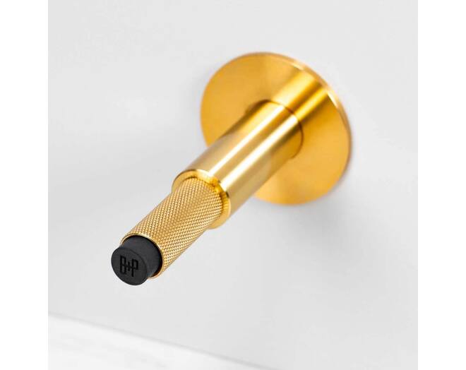Door Stop/Wall Mounted/Brass