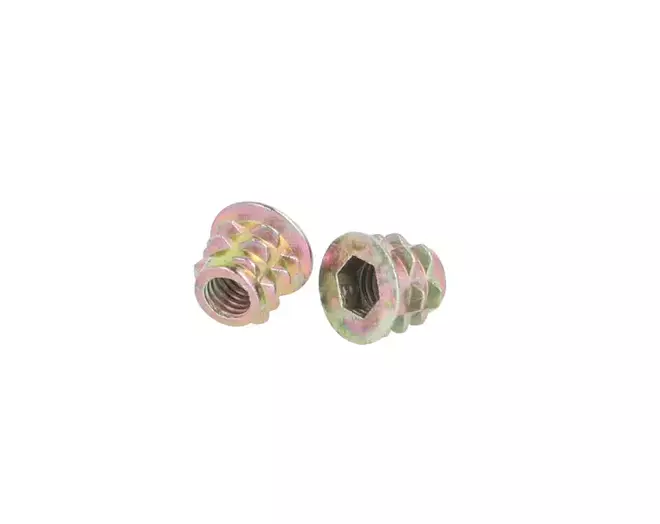 Rampabus conisch met rand, M6, lengte 10mm, boring 8mm