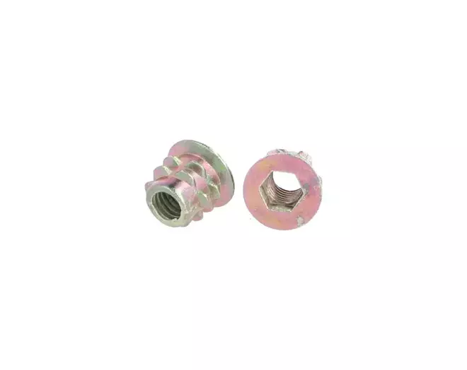 Rampabus conisch met rand, M6, lengte 10mm, boring 8mm