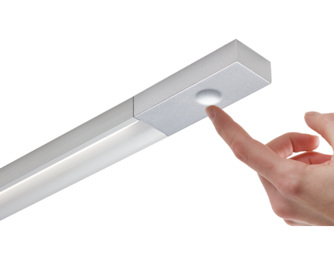 Blade aluminium TouchDimmer links Lengte:
