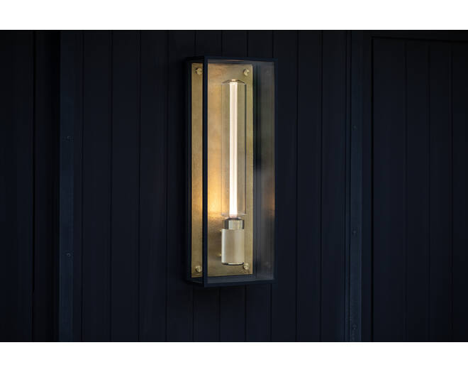 Caged Wet/Wall/Large/Brass
