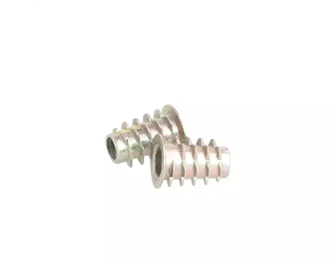 Rampabus conisch M6/12,5x16mm met rand, geel verzinkt, SW6