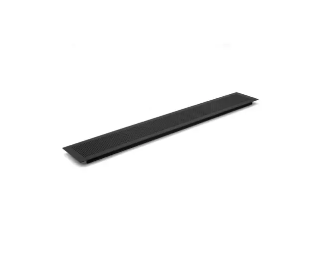 Luchtrooster aluminium mat zwart 400x60mm