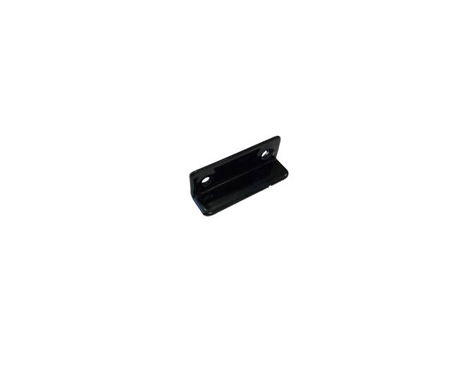 Aanslag zwart, h:10mm, b:35mm, schroefafstand 24mm