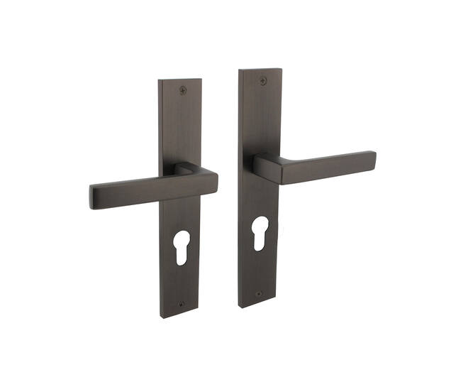 Deurkruk Hera op schild 245x45 mm PCgat 72mm