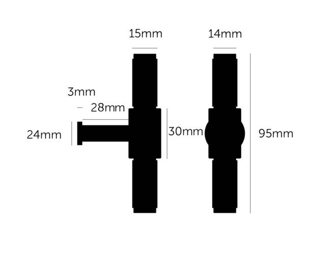 T-Bar/Cross/Brass