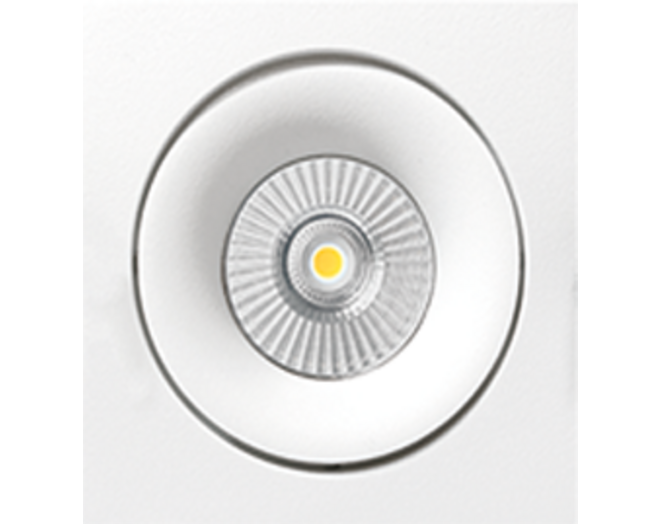 Cádiz kantelbare inbouw vierkant wit + Triac driver