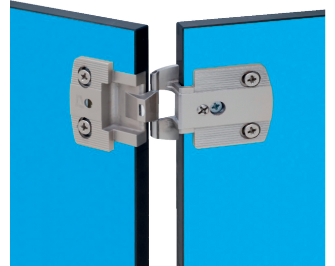 Scharnier voor volkern deur opleg 13mm, deurdikte 10-13mm